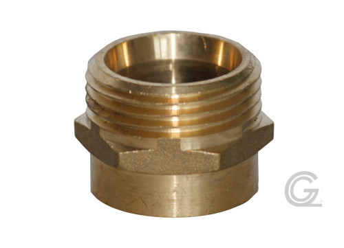 Brass Double Nipple Reduced